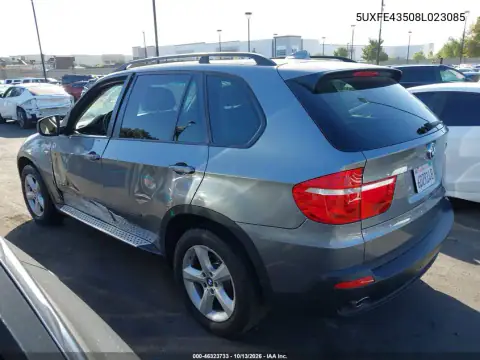 5UXFE43508L023085 — 2008 BMW X5, фото 4 с аукциона IAAI, Боковая часть