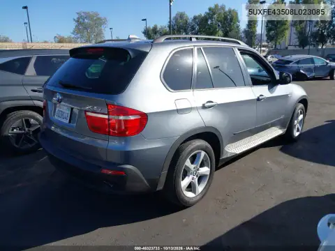 5UXFE43508L023085 — 2008 BMW X5, фото 5 с аукциона IAAI, Боковая часть