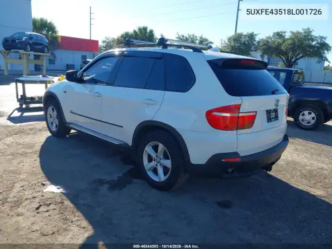 5UXFE43518L001726 — 2008 BMW X5, фото 4 с аукциона IAAI, Задняя часть