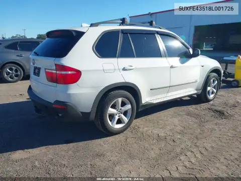 5UXFE43518L001726 — 2008 BMW X5, фото 5 с аукциона IAAI, Задняя часть