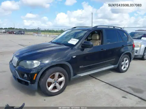 5UXFE43508L037083 — 2008 BMW X5, фото 3 с аукциона IAAI, Естественный износ