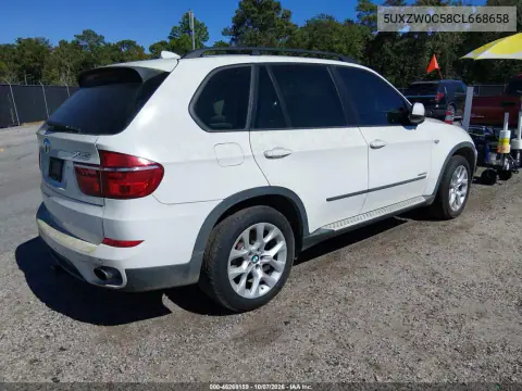 2012 BMW X5 xDrive35D VIN 5UXZW0C58CL668658 фото 4