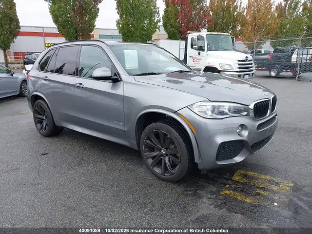 5UXKR0C58F0P11765 — 2015 BMW X5, Передняя часть слева (Left Front), фото до ремонта