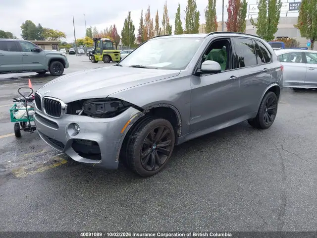 5UXKR0C58F0P11765 — 2015 BMW X5, фото 2 с аукциона IAAI 14.10.2026, Передняя часть слева