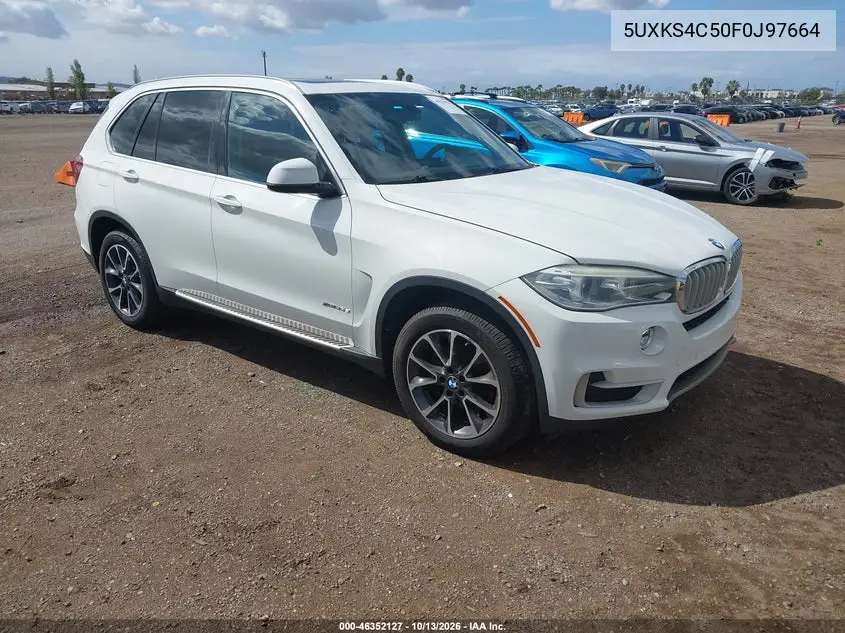 5UXKS4C50F0J97664 — 2015 BMW X5, фото 2 с аукциона IAAI, Естественный износ