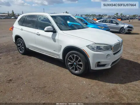 5UXKS4C50F0J97664 — 2015 BMW X5, Естественный износ, фото до ремонта