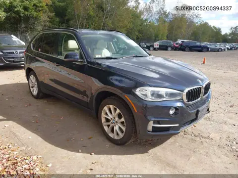 5UXKR0C52G0S94337 — 2016 BMW X5, Повреждение крыши, фото до ремонта