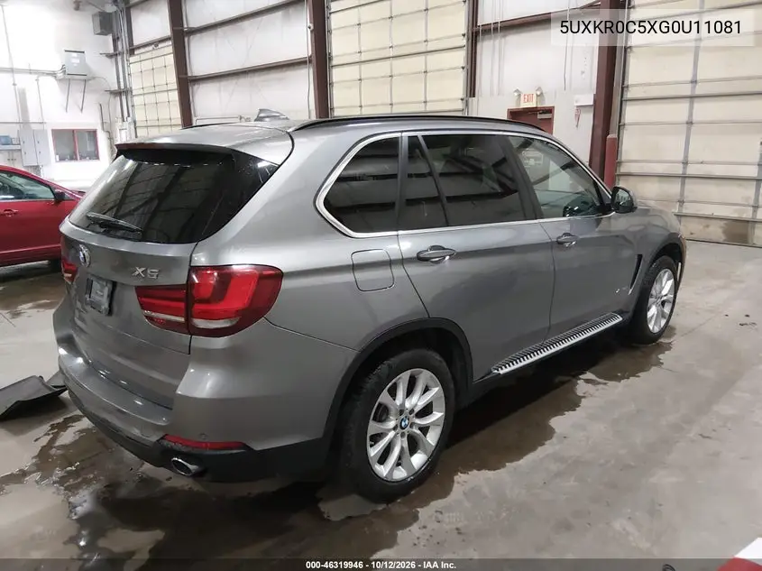 2016 BMW X5 xDrive35I VIN 5UXKR0C5XG0U11081 фото 5