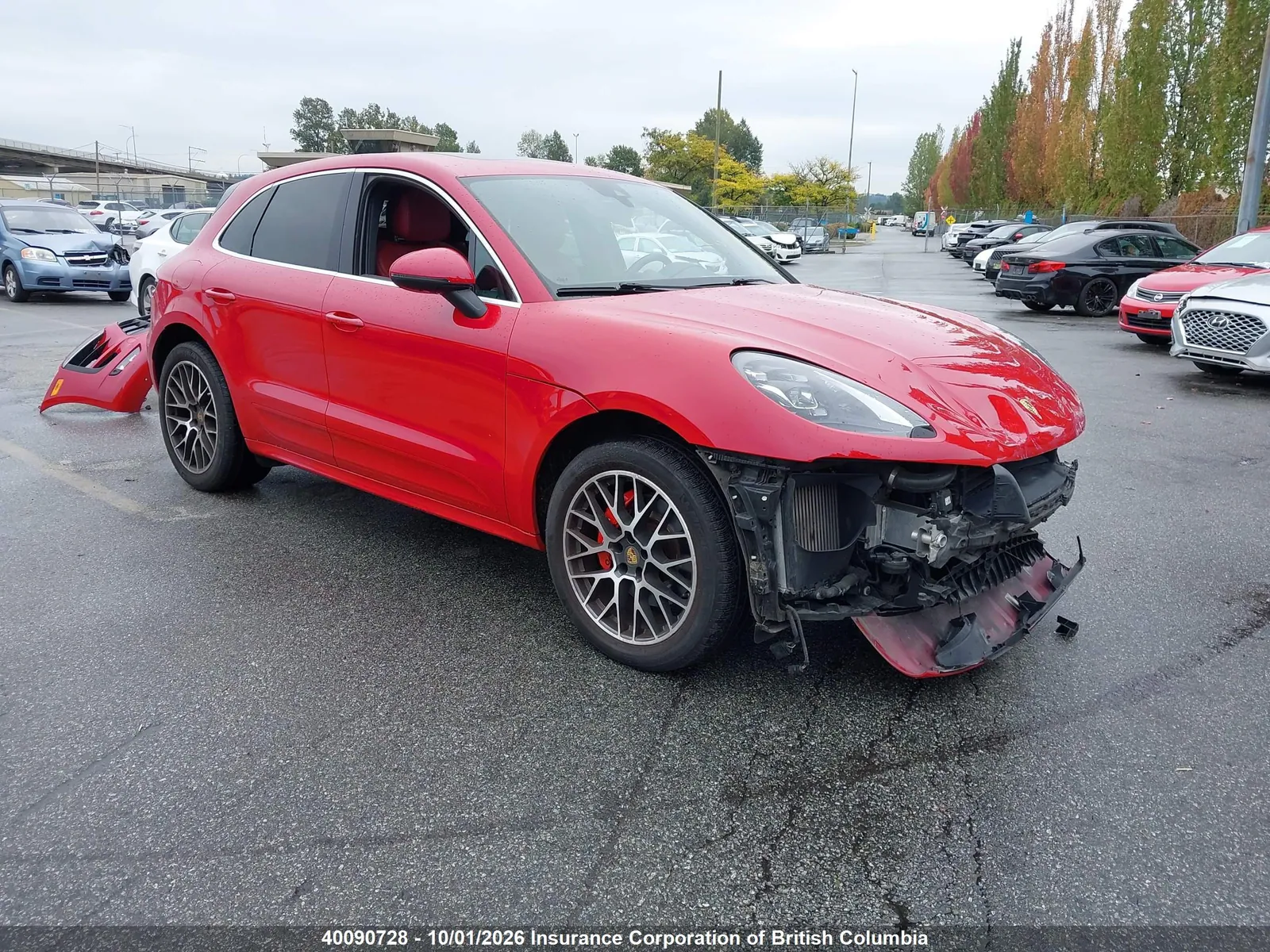 2017 Porsche Macan VIN WP1AG2A59HLB56021 фото 2