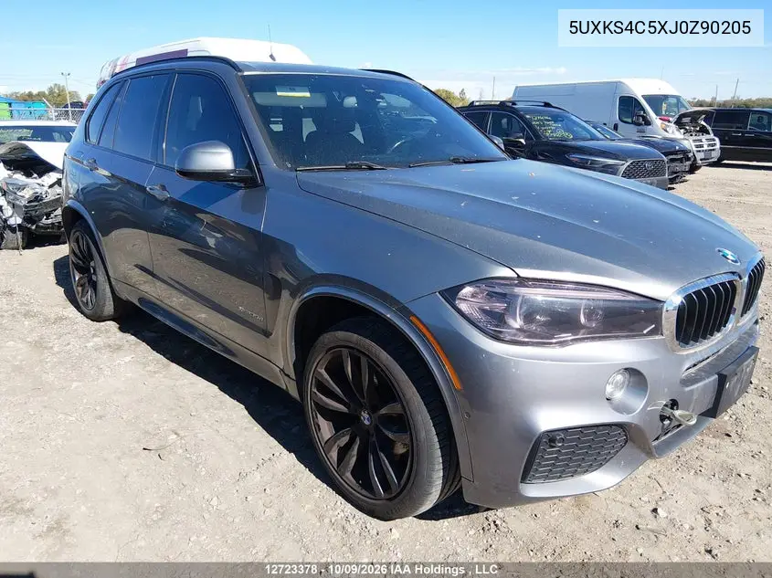 5UXKS4C5XJ0Z90205 — 2018 BMW X5, фото 2 с аукциона IAAI 22.10.2026, Электрика