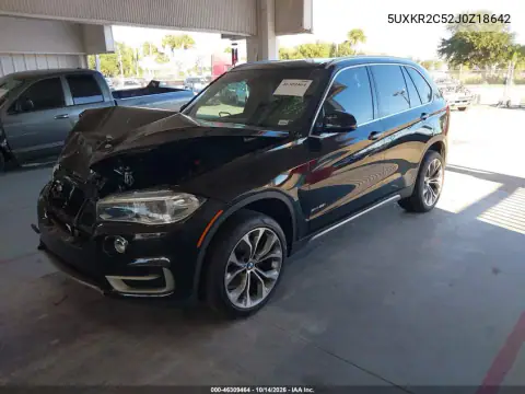 5UXKR2C52J0Z18642 — 2018 BMW X5, фото 3 с аукциона IAAI, Передняя часть