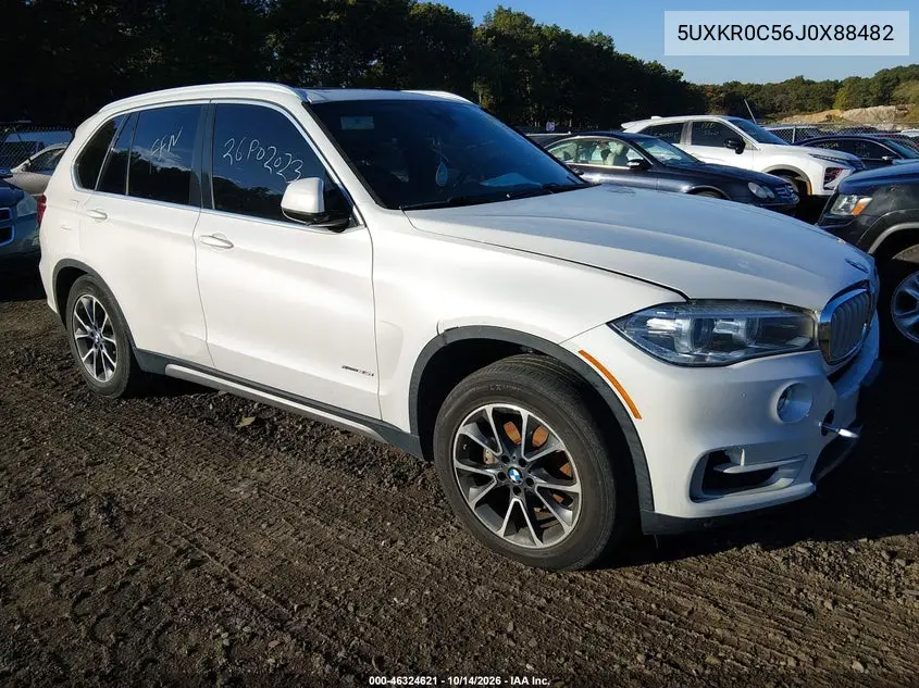 5UXKR0C56J0X88482 BMW X5 2018 — повреждение Левая / Правая сторона, фото до ремонта