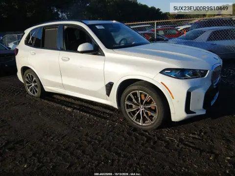 5UX23EU00R9S10449 — 2024 BMW X5, Неизвестные повреждения, фото до ремонта