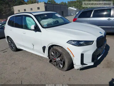 5UX43EU0XR9T89060 — 2024 BMW X5, Передняя часть, фото до ремонта
