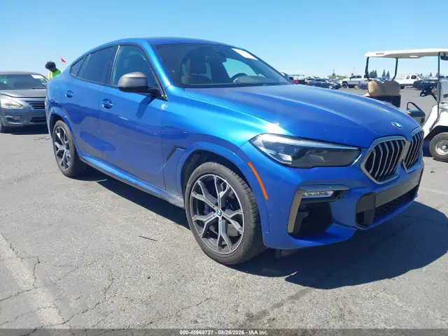 5UXCY8C06LLE40454 — 2020 BMW X6 M50I, Левый бок (Left Side), фото до ремонта