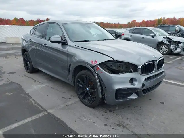 5UXKU2C55H0N84521 — 2017 BMW X6 XDRIVE35I, Передняя часть (Front), фото до ремонта