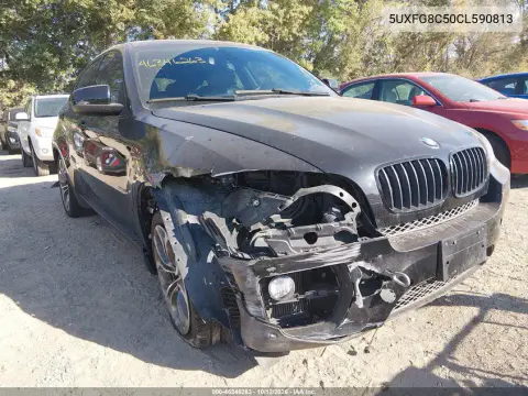 5UXFG8C50CL590813 — 2012 BMW X6, Передняя часть, фото до ремонта