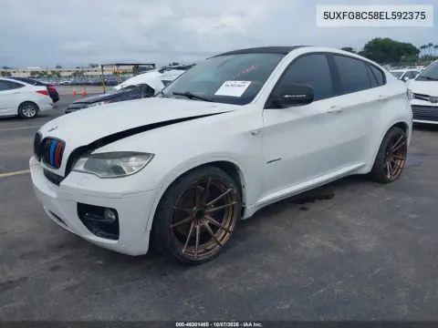 2014 BMW X6 xDrive50I VIN 5UXFG8C58EL592375 фото 3