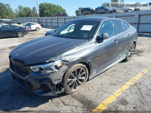 2021 BMW X6 Sdrive40I VIN 5UXCY4C00M9G12906 фото 2