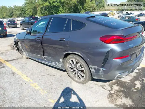 2021 BMW X6 Sdrive40I VIN 5UXCY4C00M9G12906 фото 3