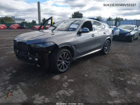 2024 BMW X6 xDrive40I VIN 5UX33EX05R9V53337 фото 3