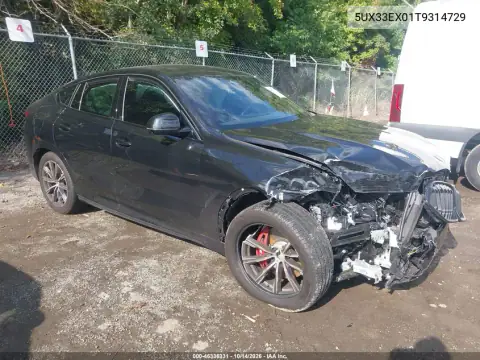 5UX33EX01T9314729 — 2026 BMW X6, Передняя часть слева, фото до ремонта