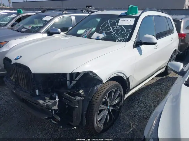 5UXCW2C54KL084757 — 2019 BMW X7 XDRIVE40I, фото 2 с аукциона IAAI 30.09.2026, Передняя часть