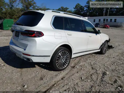 5UX23EM05P9R88484 — 2023 BMW X7, фото 5 с аукциона IAAI, Передняя часть