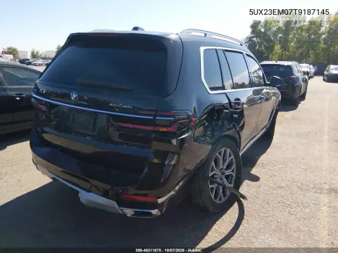 2026 BMW X7 xDrive40I VIN 5UX23EM07T9187145 фото 5