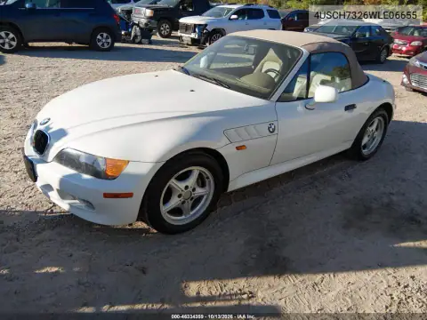 4USCH7326WLE06655 — 1998 BMW Z3, фото 2 с аукциона IAAI 14.10.2026, Естественный износ