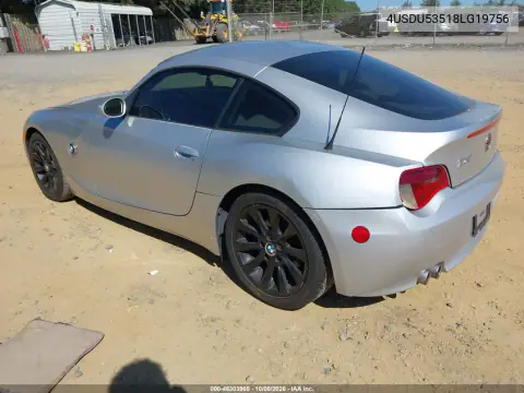 2008 BMW Z4 3.0Si VIN 4USDU53518LG19756 фото 3