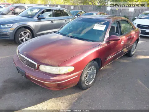 2002 Buick Century Custom VIN 2G4WS52J221270700 фото 3