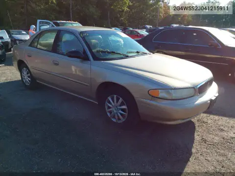 2G4WS52J041215911 — 2004 Buick Century, Левая сторона, фото до ремонта