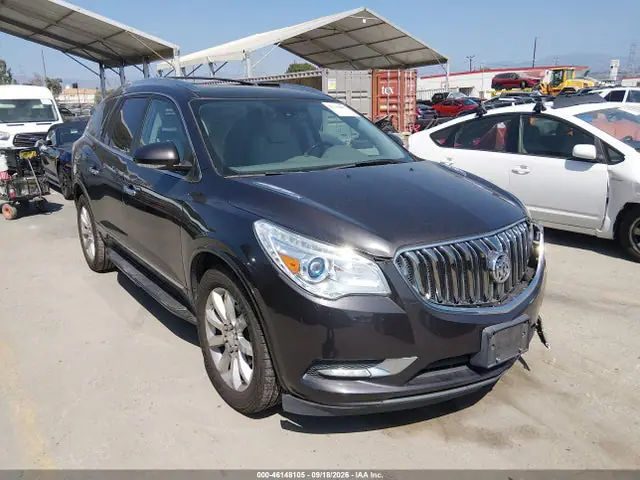 5GAKVCKD0FJ150951 — 2015 Buick Enclave Premium, Передняя часть слева (Left Front), фото до ремонта