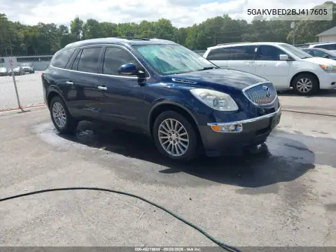 5GAKVBED2BJ417605 — 2011 Buick Enclave, Естественный износ, фото до ремонта
