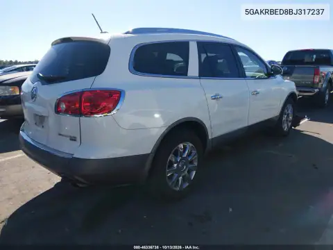 5GAKRBED8BJ317237 — 2011 Buick Enclave, фото 5 с аукциона IAAI, Передняя часть