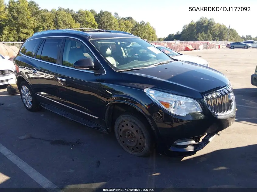 2013 Buick Enclave Premium VIN 5GAKRDKD4DJ177092 фото 2