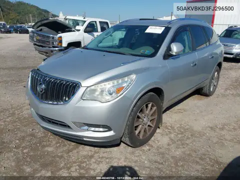 5GAKVBKD3FJ296500 — 2015 Buick Enclave, фото 3 с аукциона IAAI, Передняя часть