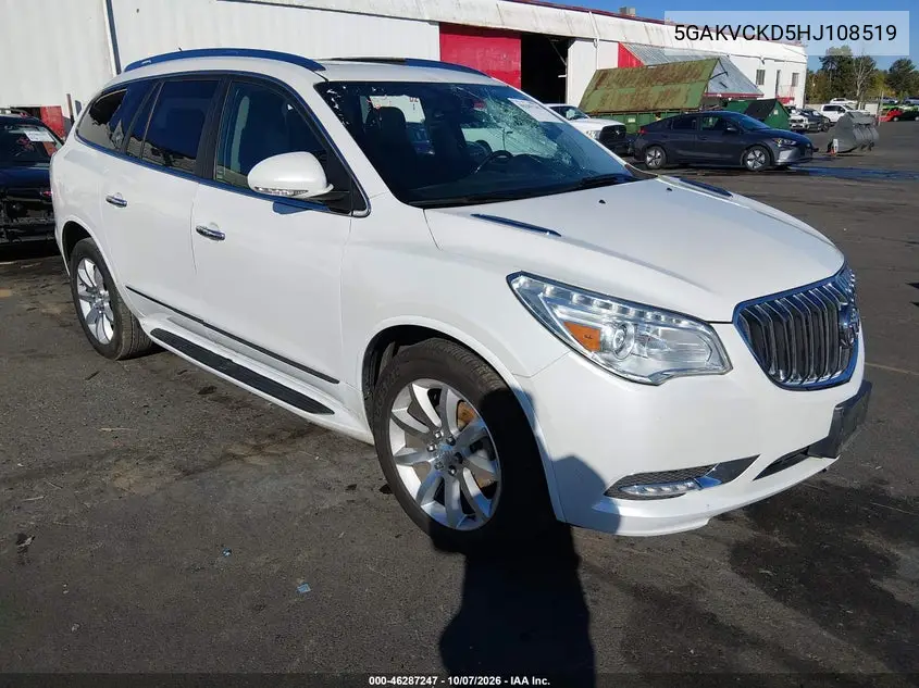 2017 Buick Enclave Premium VIN 5GAKVCKD5HJ108519 фото 1