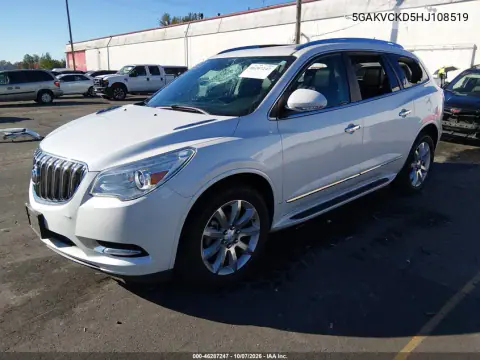 2017 Buick Enclave Premium VIN 5GAKVCKD5HJ108519 фото 2