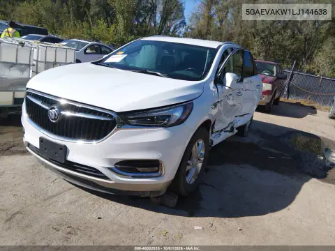 2020 Buick Enclave Awd Essence VIN 5GAEVAKW1LJ144638 фото 3