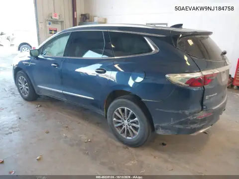 5GAEVAKW9NJ184758 — 2022 Buick Enclave, фото 4 с аукциона IAAI, Передняя часть