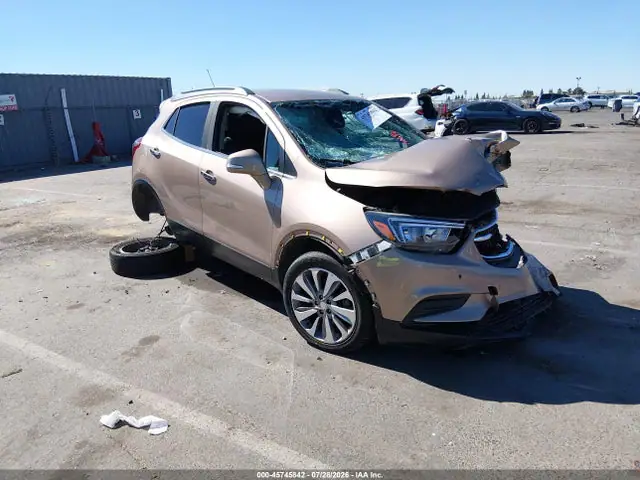 KL4CJASB4KB770038 — 2019 Buick Encore FWD Preferred, Передняя часть (Front End), фото до ремонта