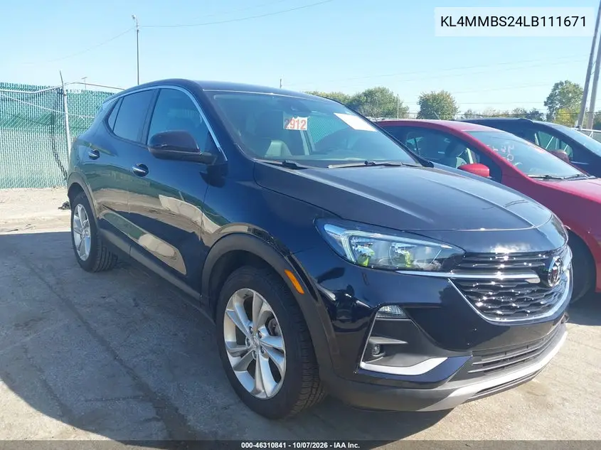 2020 Buick Encore Gx Fwd Preferred VIN KL4MMBS24LB111671 фото 1
