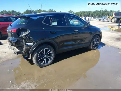 KL4MMDS26MB137041 — 2021 Buick Encore GX, Сзади, фото до ремонта