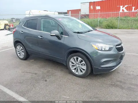 KL4CJASB9JB657717 — 2018 Buick Encore Preferred, Град (Hail), фото до ремонта