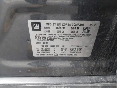 2018 Buick Encore Preferred VIN KL4CJASB9JB657717 фото 9