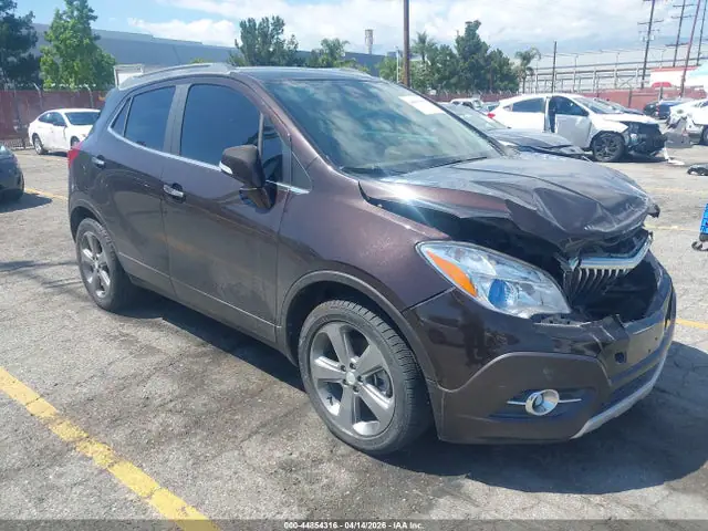KL4CJDSB5EB611647 — 2014 Buick Encore Premium, Передняя часть (Front End), фото до ремонта