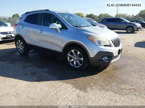 KL4CJCSB4DB154693 — 2013 Buick Encore, Град, фото до ремонта