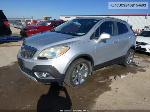 2013 Buick Encore Leather VIN KL4CJCSB4DB154693 фото 3